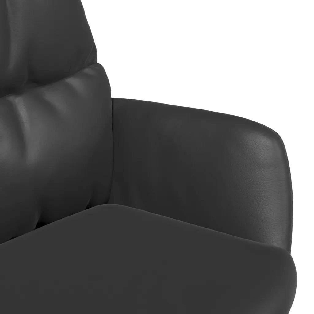 Poltrona Relax Nera in Similpelle 341187