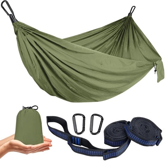 Hangmat esterna - nylon leggero - 1 pezzo - 270x140 cm