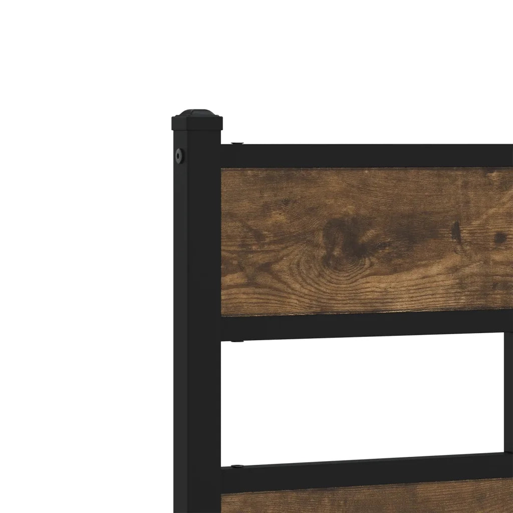Giroletto senza Materasso Rovere Fumo 140x200 cm in Truciolato 4017237