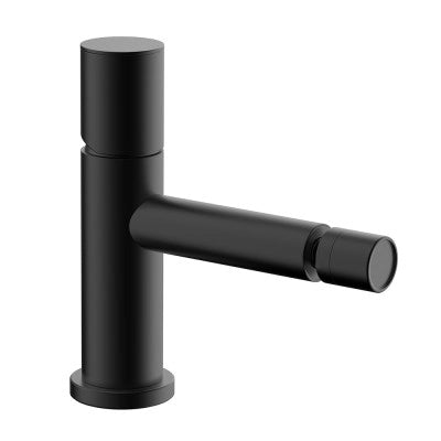 Miscelatore bidet nero opaco senza leva in acciaio inox Gemini
