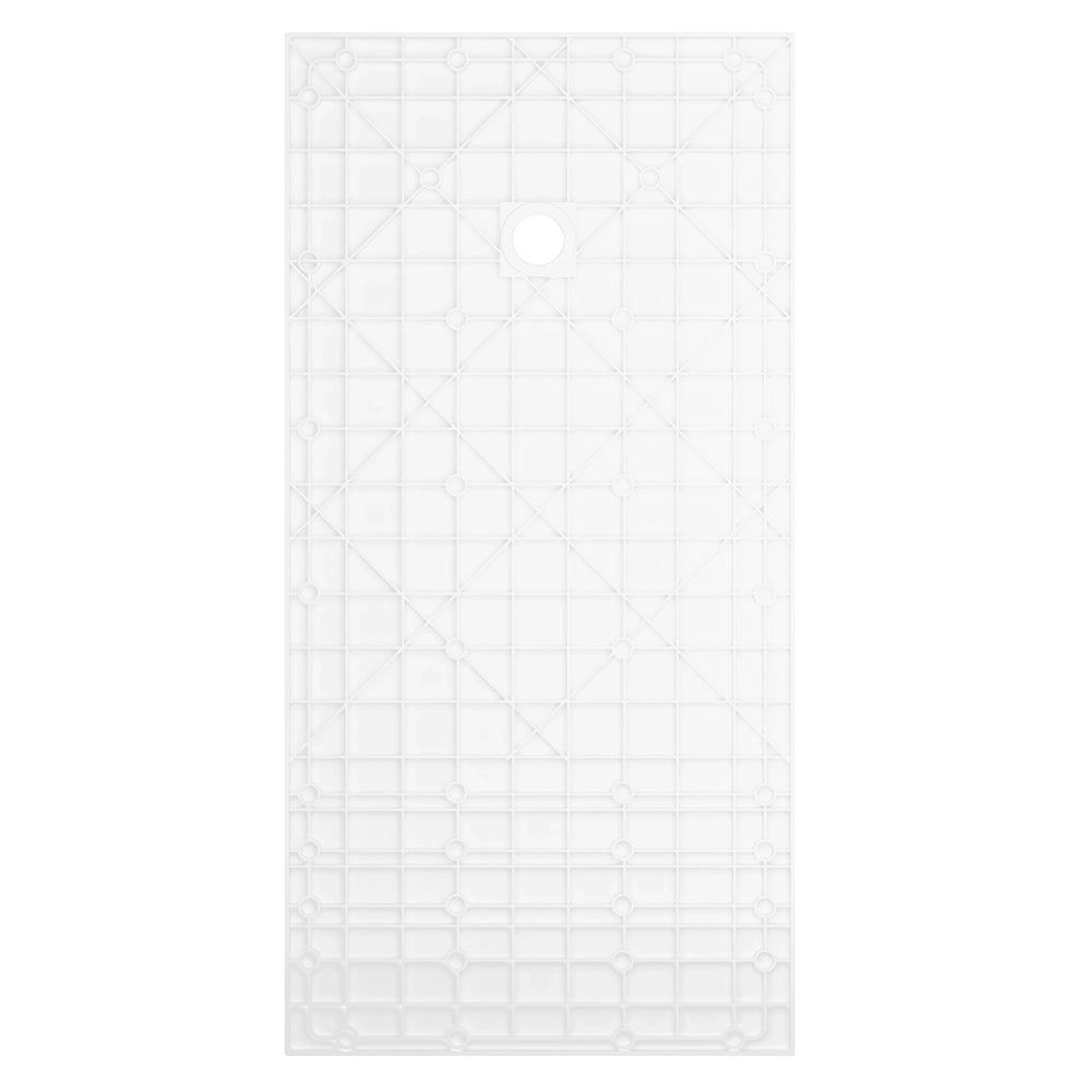 Piatto doccia 80x180 cm colore bianco effetto pietra | Samos