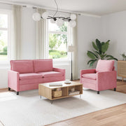 Set di divani 2 pcs Rosa Velluto 3417070