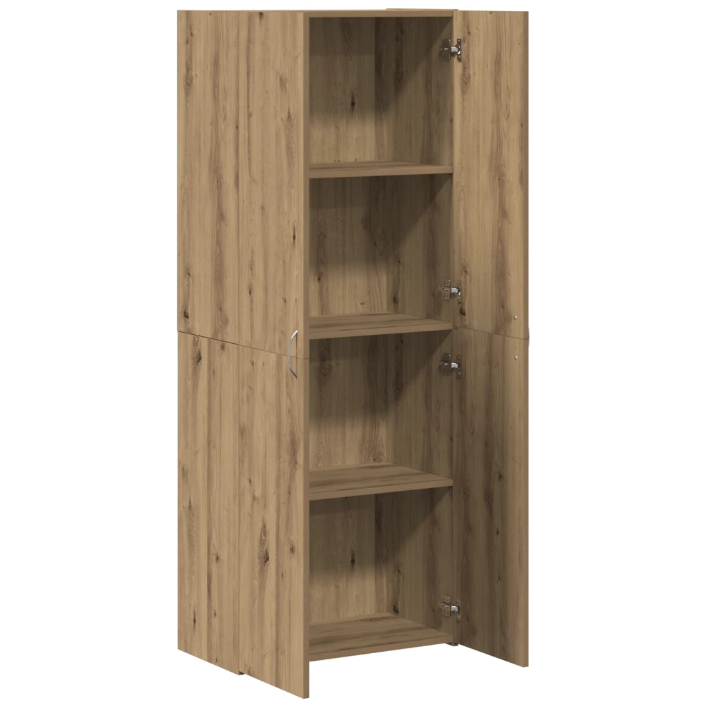 Mobile da Ufficio Set di 2 Quercia artigianale Legno ingegnerizzato