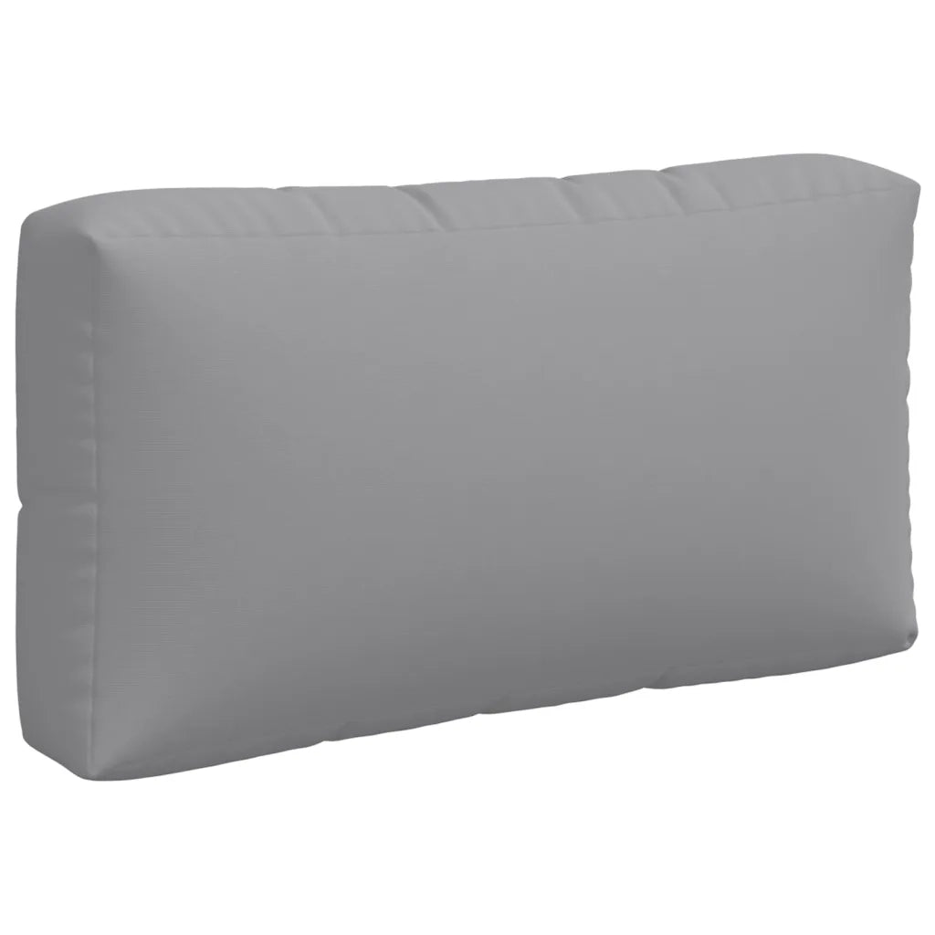 Cuscini per Pallet 3 pz Grigi in Tessuto 360945