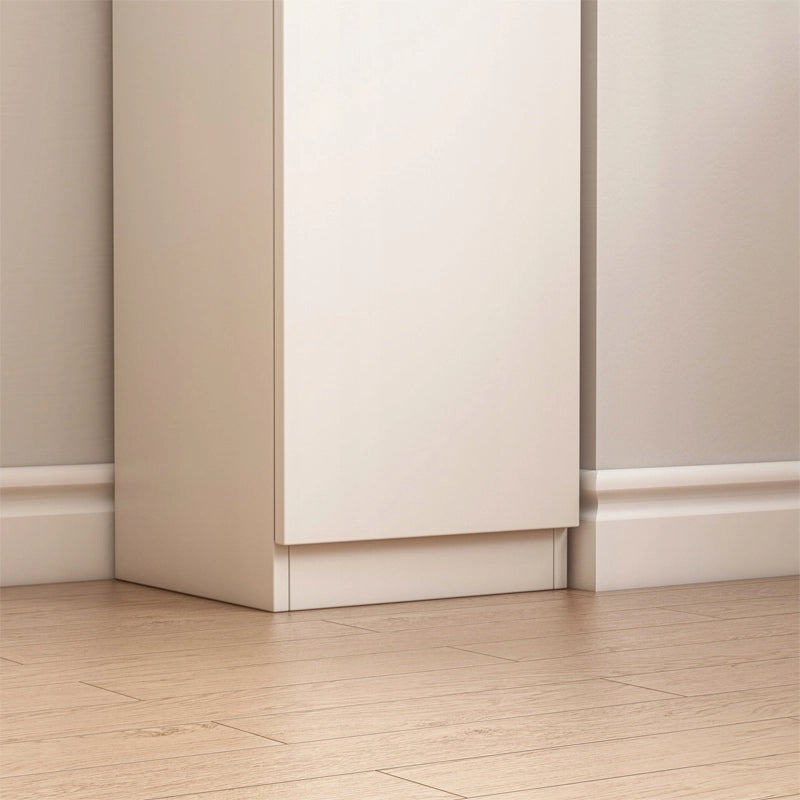 Armadio a colonna bianco moderno alto loft 2 ante 180 cm