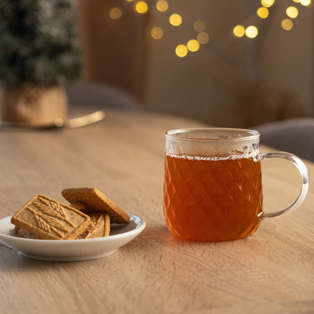 Set di 4 bicchieri da tè KADAX con manico per caffè, 350 ml.