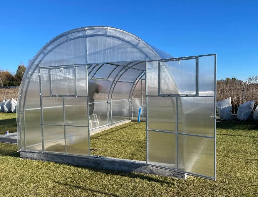 Serra da giardino OASIS 4 x 10 m (40 m²), 6 mm con rivestimento in policarbonato