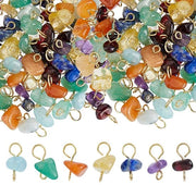 Pietre d'occhio per gioielli DIY, 84 pezzi, 7 colori