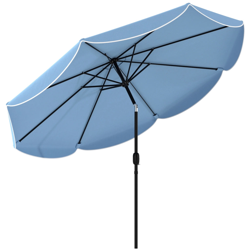 Ombrellone da Giardino ¨C Minimal ¨C Blu Celeste, ? 270 cm