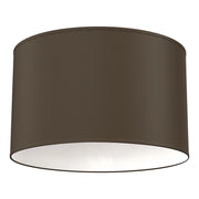 Lampada soffitto Arden 1 luce E27 tessuto marrone Luminex