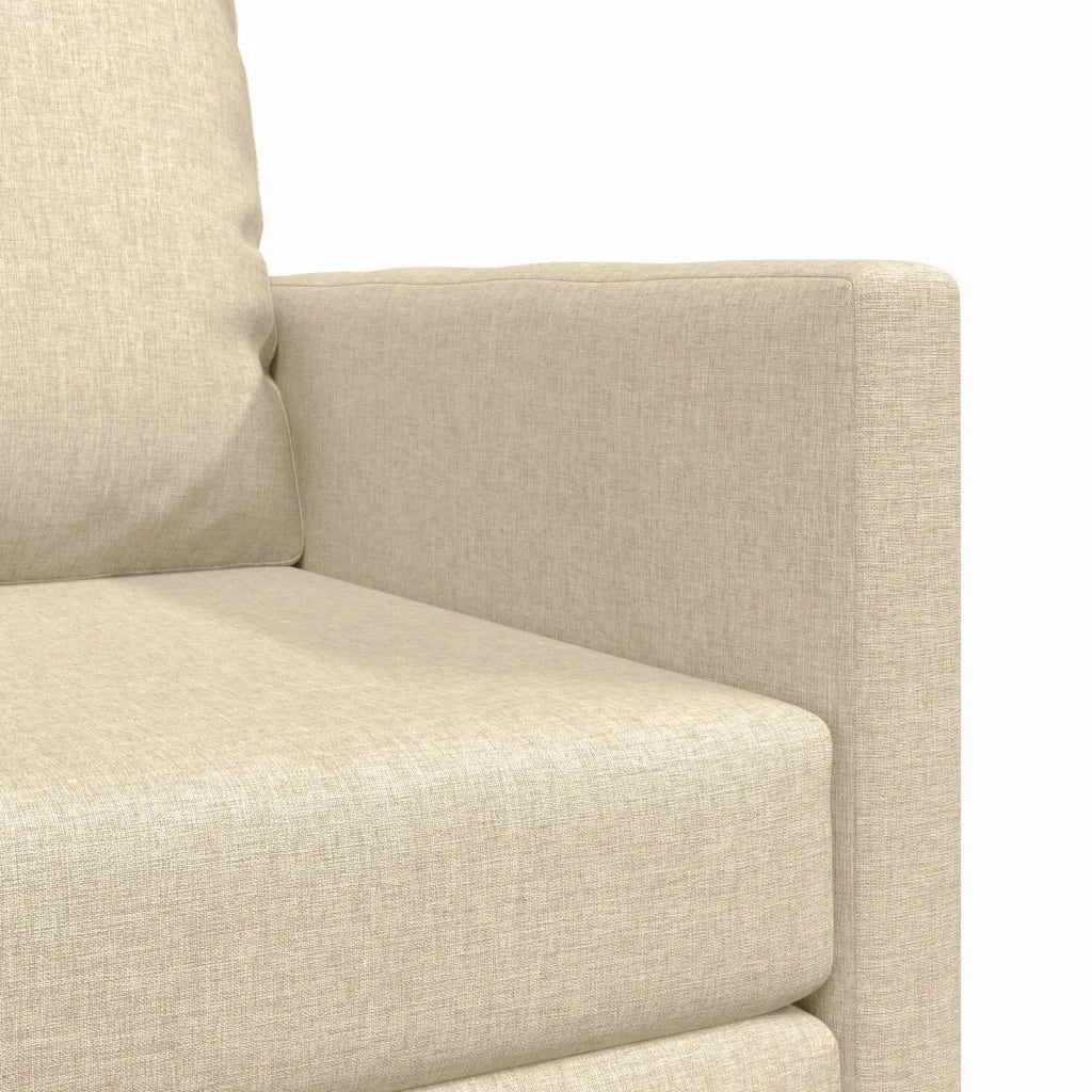 Divano letto Crema 74 x 77 x 81 cm Tessuto 4106627