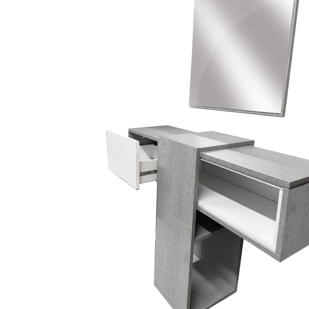 ENTRATINA MOVE CEMENTO E BIANCO EN28