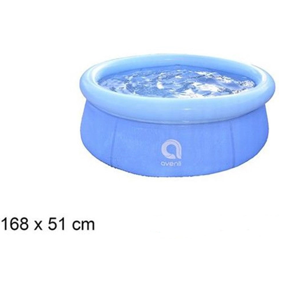 Trade Shop - Piscina Anello Gonfiabile Per Famiglia 168x51cm Fuori Terra Esterni Cortile 016179 -
