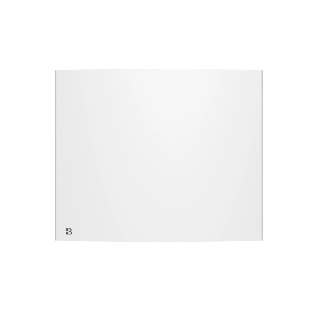 Radiatore elettrico fisso a inerzia secca in ghisa Bestherm BIA 1000W, orizzontale, bianco