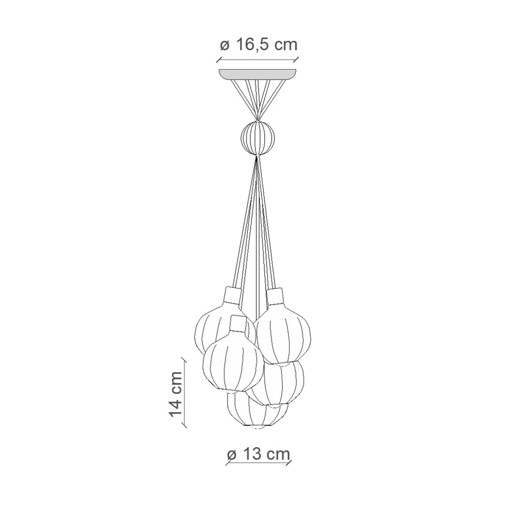 Lampadario Vintage Decò Afoxe&apos Alluminio Ceramica Vetro Mix 1 Luce E14