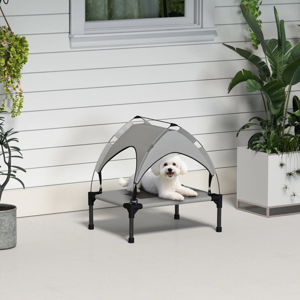 Cuccia per Cane con Tetto ¨C Minimal ¨C Grigio Chiaro 61x46x63 cm