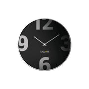 Orologio da parete chic black e silver d. 25cm rac1002