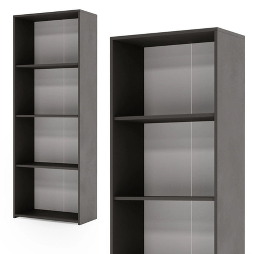 Libreria LONI 160x60 cm colore grigio