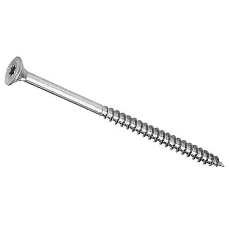 VITE PER LEGNO TSP TORX ZINCATA 6,0x160/60 mm - 100 pezzi- AMBROVIT