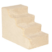 Scala per Cani Portatile 4 Gradini ¨C Minimal ¨C Beige 60x35x44 cm
