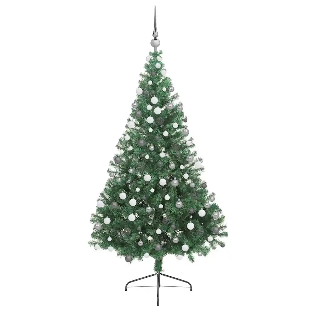 Albero di Natale artificiale con luci integrate Verde 210 cm 3397023