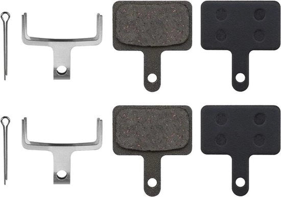 Blocco frenante sostituibile - Hars Semi-Metallico - Compatibile - Nero - Blocco frenante per bicicletta - Adatto per modelli Tektro - Set di 2 coppie di blocchi frenanti sostitutivi per freni bicicletta Aquila, Auriga, Orion, Draco, Gemelli.