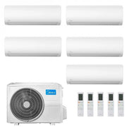 Condizionatore Midea Penta Split Inverter serie XTREME PRO GREEN 9000+9000+12000+12000+12000 Btu con M5OE-42 R-32 Wi-Fi integrato