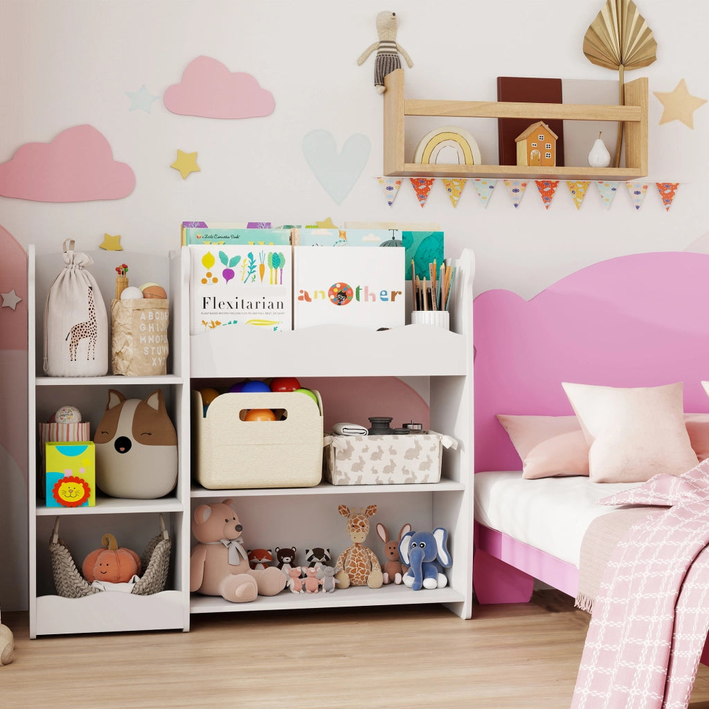 Scaffale Bambini con Ripiani Aperti ¨C Minimal ¨C Bianco