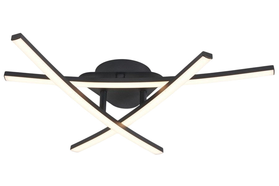 Plafoniera moderna nera Oren Reality LED 18W 50cm