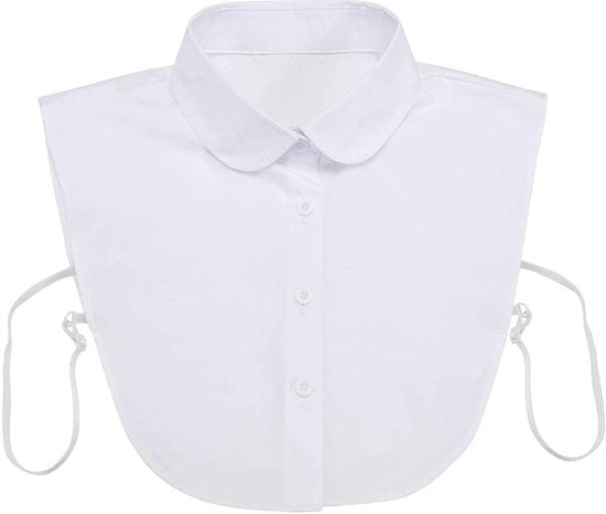 Accessorio per Donne - Falsa Camicia - Halter in Cotone - 2 Pezzi - Camicia di Finta Pelle