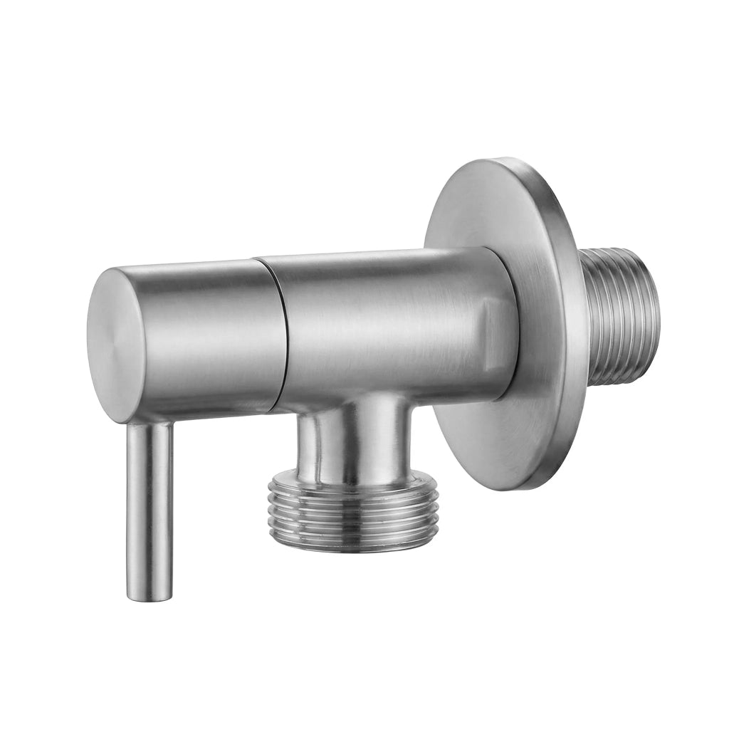 Valvola Ad Angolo 1/2" X 3/4" Brush Nickel