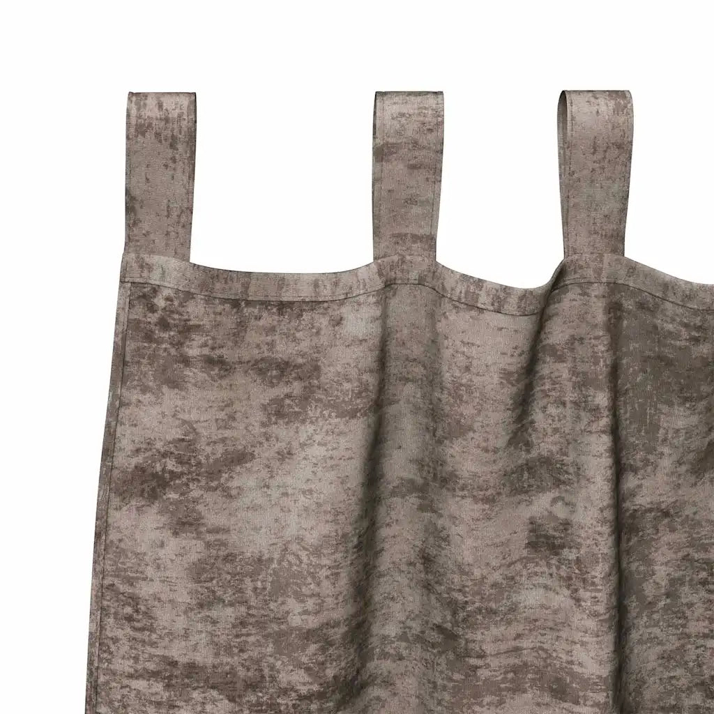 Tende in Velluto 2 pcs Cappuccino 140 x 140 cm Velluto 4107738