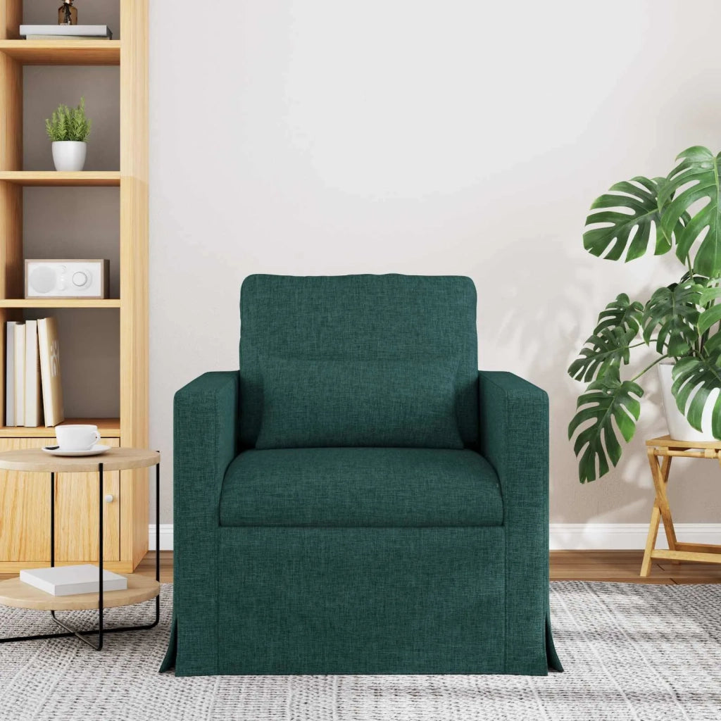 Divano Verde Scuro 78 x 78 x 80 cm Tessuto 42024351