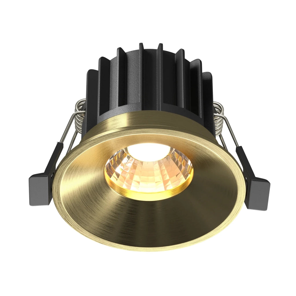 Maytoni Lampada da Incasso Round 1 luce LED integrato ottone alluminio