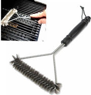 Spazzola BBQ - Acciaio Inox - Argento/Nero