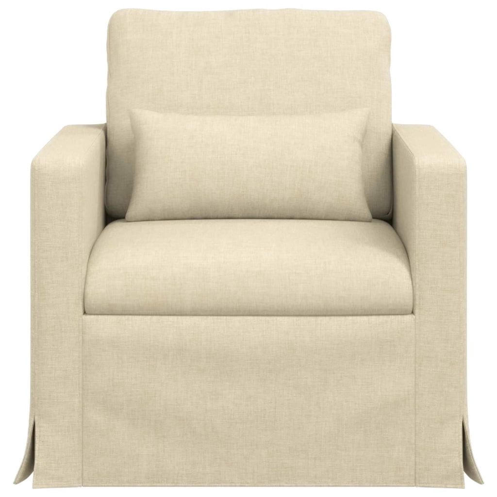 Divano Crema 78 x 78 x 80 cm Tessuto 42024353