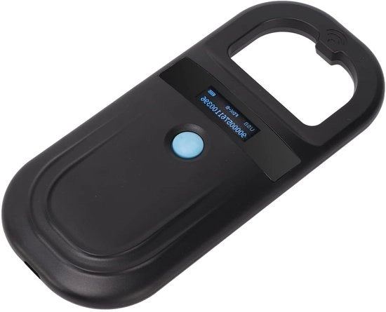 Scanner di microchip per animali 134.2Khz a mano - Lettore portatile per gatti e cani