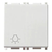 VIMAR PLANA - PULSANTE 1P NO 10A LUCE 2M BIANCO