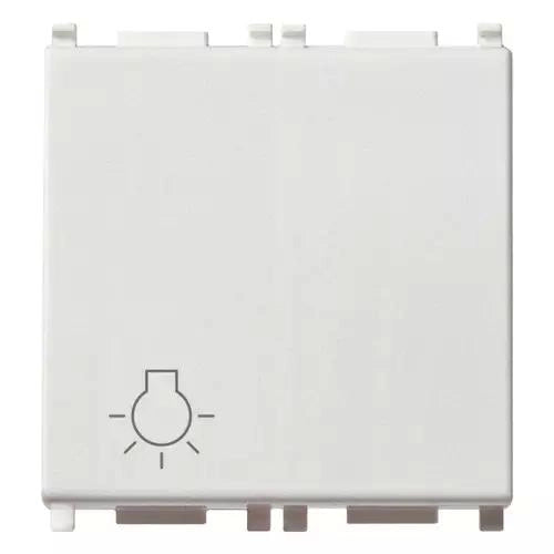 VIMAR PLANA - PULSANTE 1P NO 10A LUCE 2M BIANCO