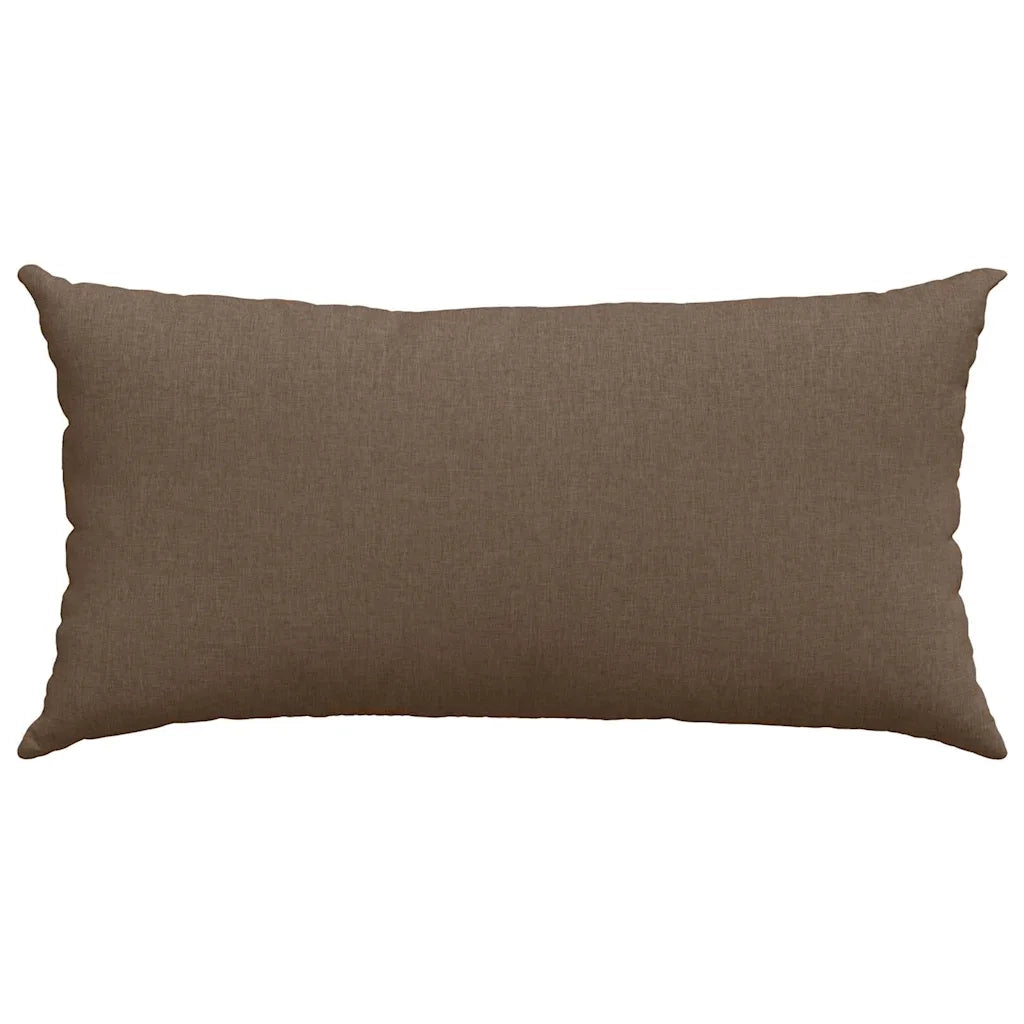 Cuscini da Divano 2 pcs Marrone 80 x 40 cm Tessuto 42013700
