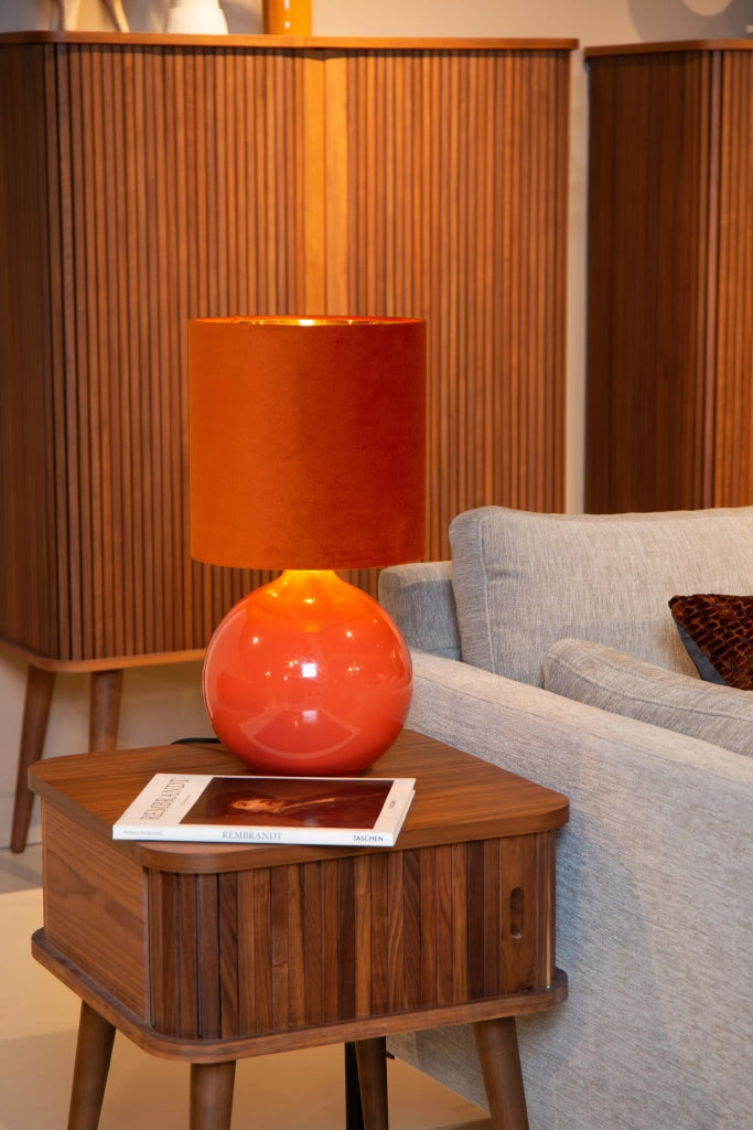 Lampada da tavolo Esterad arancio vetro E14 Lucide