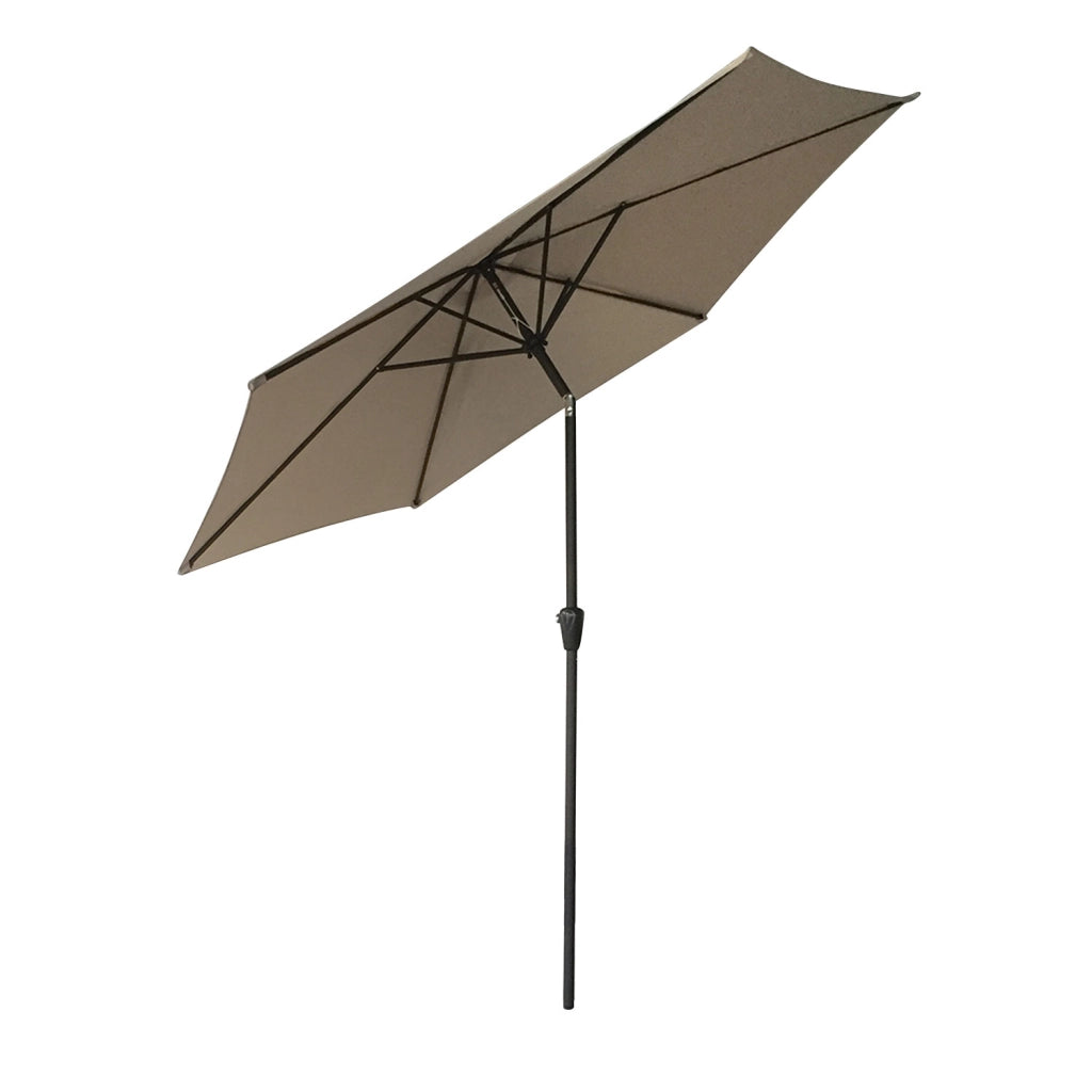 HAPUNAOmbrello rotondo diritto 2,70m diametro taupe