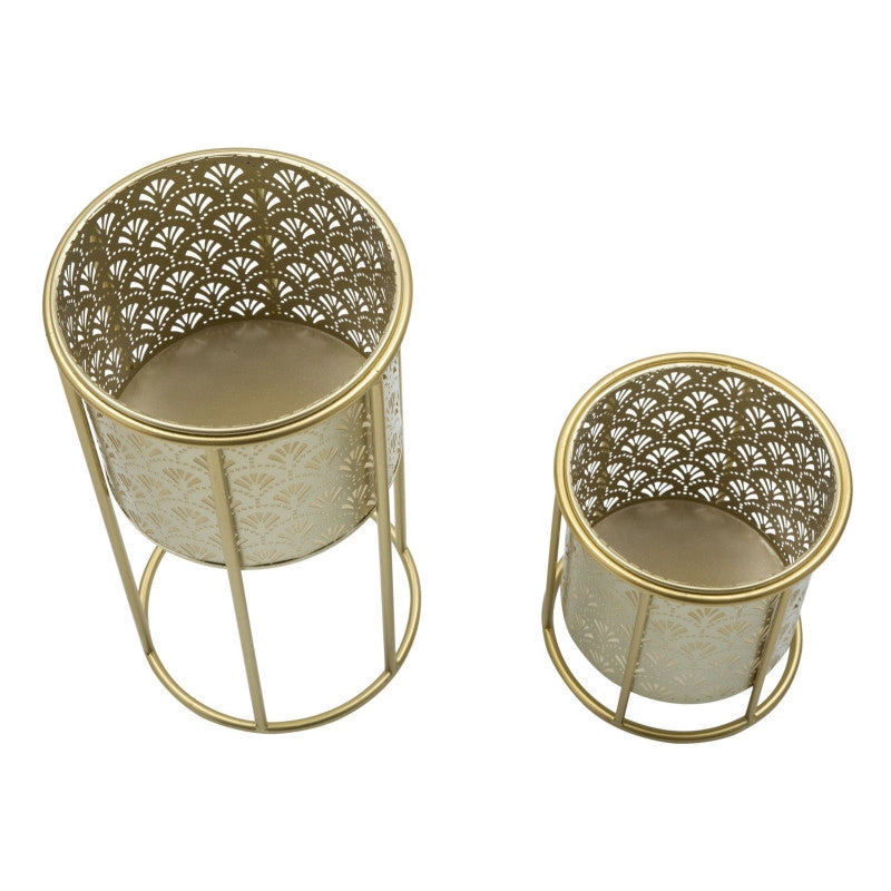 Porta Vasi Golvy Coppia -a- cm ø 21x40-19x22