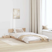 Struttura del letto-Giroletto Marrone 90 x 190 cm legno 397371