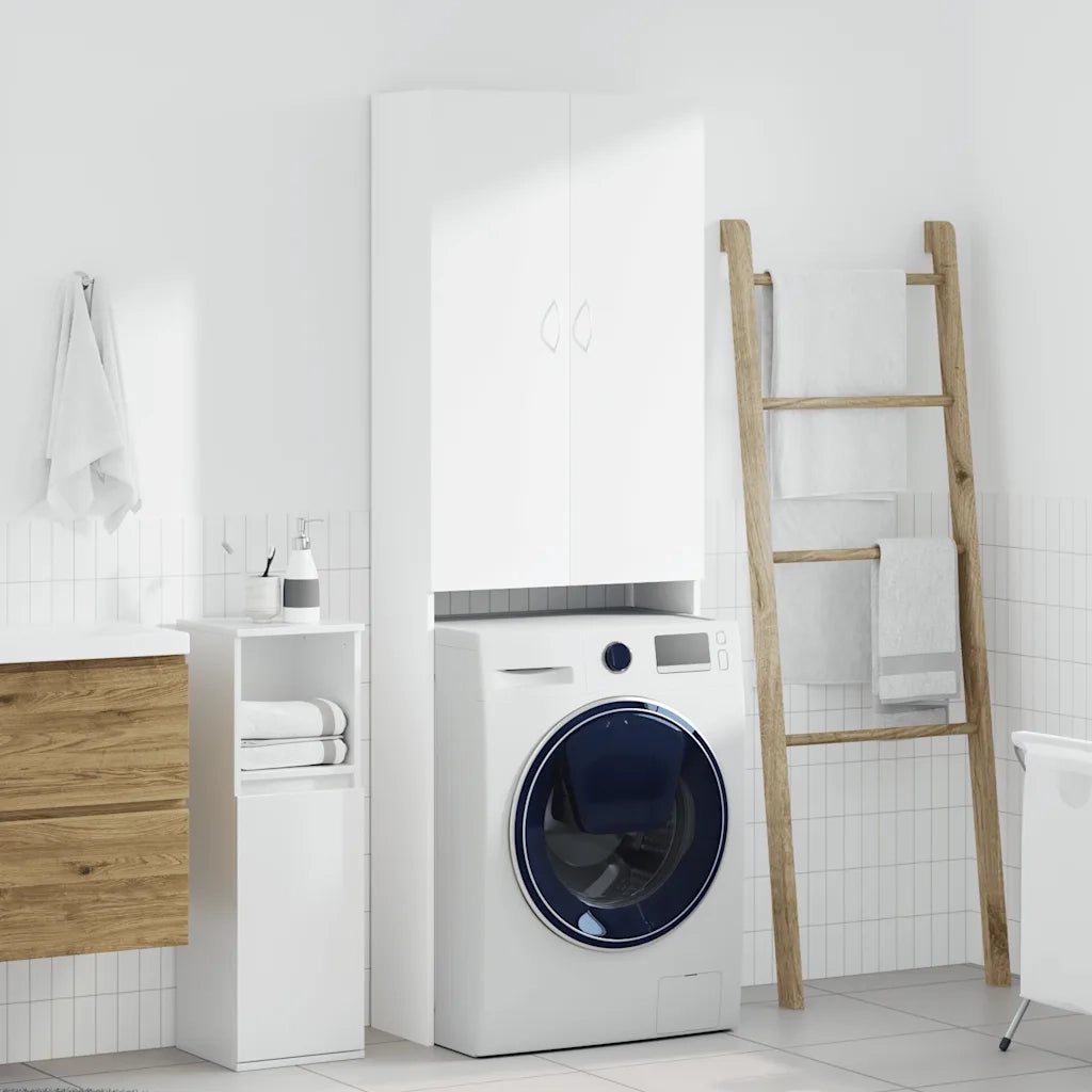 Mobile per Lavatrice Bianco 64x25,5x190 cm  cod mxl 64901