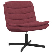 Sedia girevole Rosso Vino 63 x 75 x 76 cm Tessuto 42007353