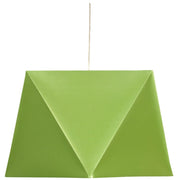 Lampada a sospensione Candellux Hexagen Ø42 verde tessuto