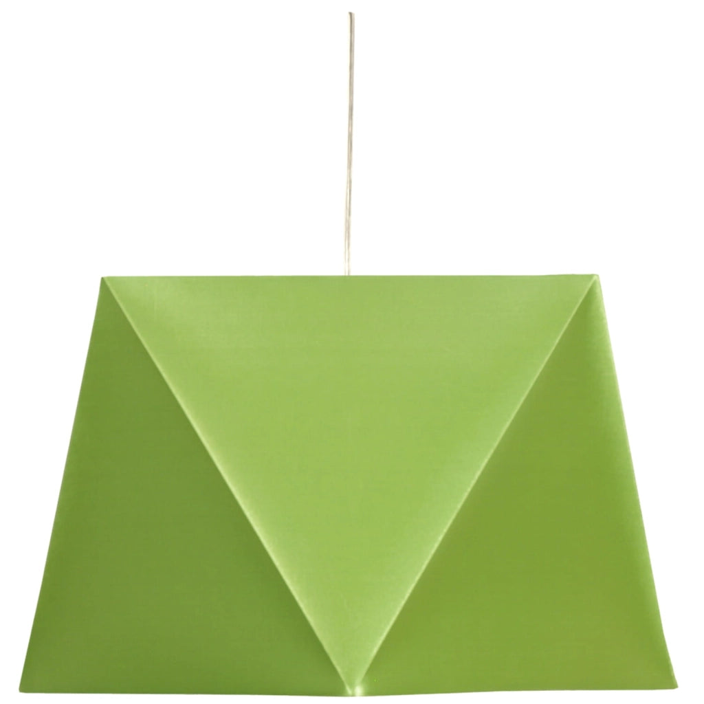 Lampada a sospensione Candellux Hexagen Ø42 verde tessuto