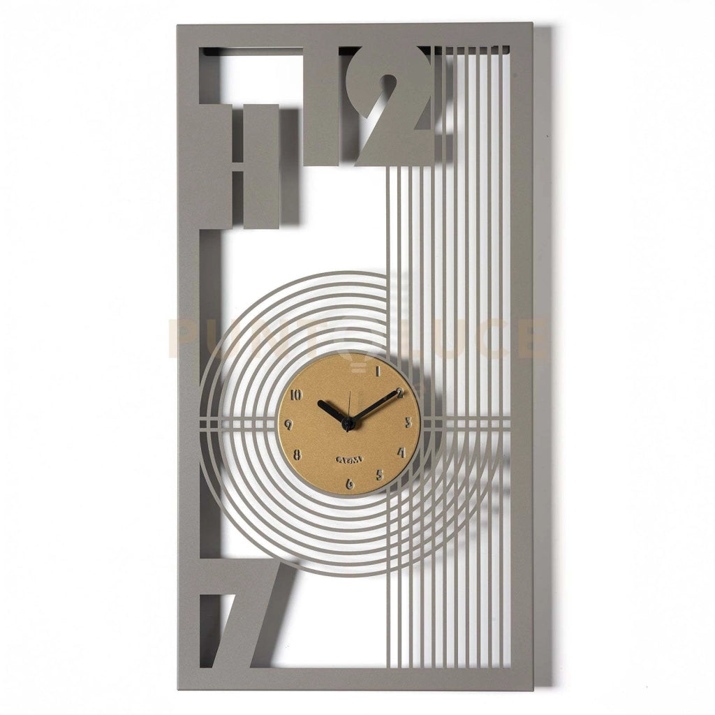 Orologio classico Gropius Fango,oro laccato