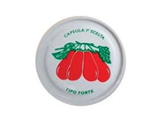 TAPPO PER VASO TWIST-OFF CON POMODORO- - ø mm.82 - 100 pezzi
